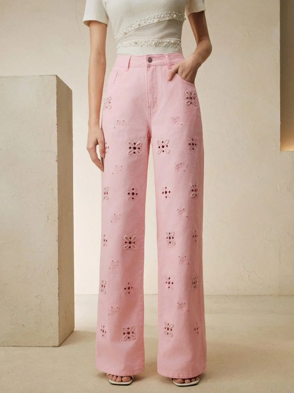 N/A pink casual